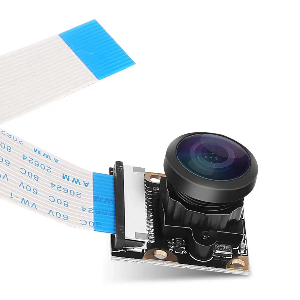 Raspberry Pi 3 Model B + камера Веб 222 рыбий глаз Широкий угол градусов 5 М 1080p OV5647 видео