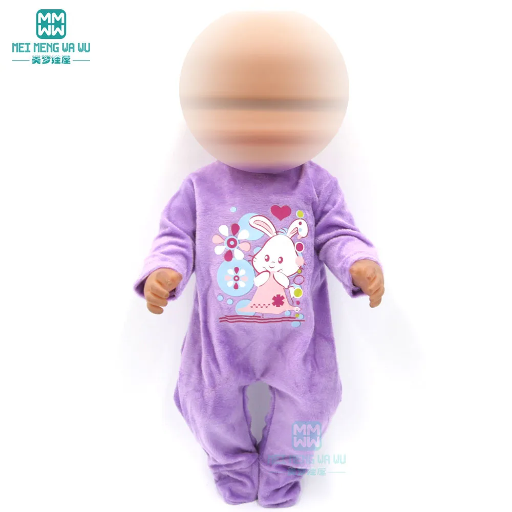 Кукла Одежда подходит 43 см игрушка новорожденная кукла аксессуары Мода Мультфильм Детские комбинезоны одежда различные стили