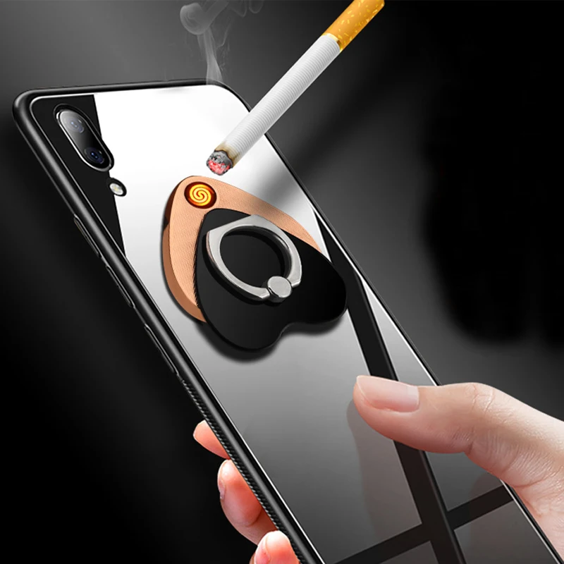 Зарядка через USB перезаряжаемая для сигарет защита от ветра Универсальная