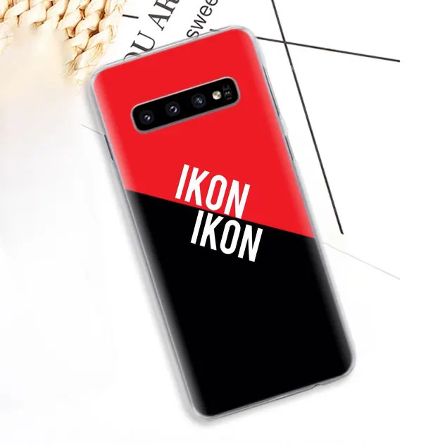 13 Ikon KPOP мальчик группа телефонные чехлы для samsung Galaxy S10e S10 плюс S8 S9 плюс S6 S7 край A40 A50 A70 M20 чехол Coque - Цвет: 13