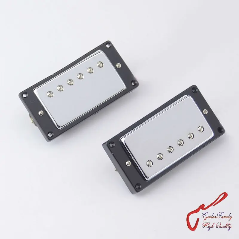1 комплект электрогитара для группы Guitar Family звукосниматель Alnico Humbucker LP Chrome Cover (#0413)