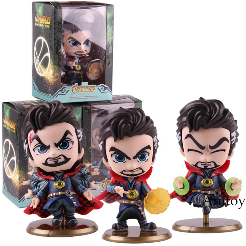 Горячие игрушки Cosbaby Marvel Мстители Бесконечность война Доктор Стрэндж фигурка качающаяся голова куклы ПВХ Коллекционная модель игрушки