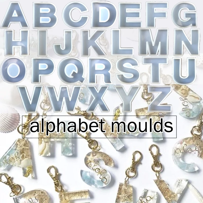 QIAOQIAODIYLetter формочка для силиконовой Подвески DIY украшения набор инструментов