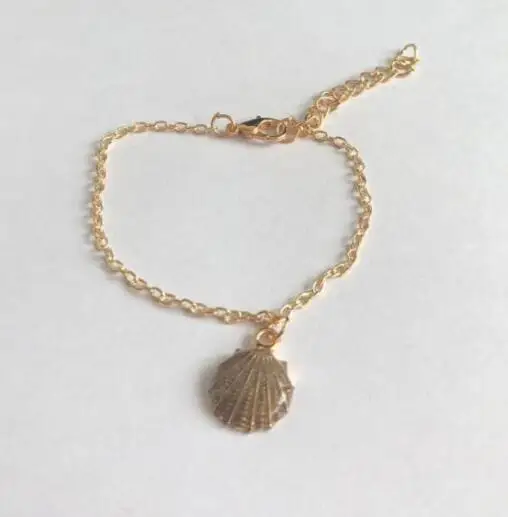 L 203 1 Piece Summer Beach Accessories New Fashion Bohemian Alloy Shell Pendant Ladies Jewelry Bracelet Valentine's Day Christma |