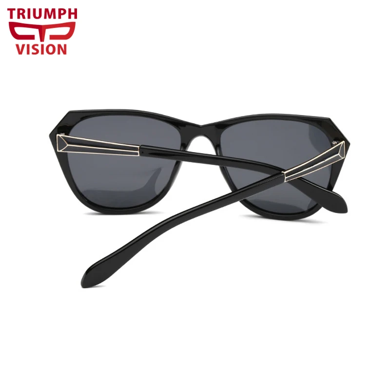 Женские зеркальные солнцезащитные очки TRIUMPH VISION серебристые Элегантные