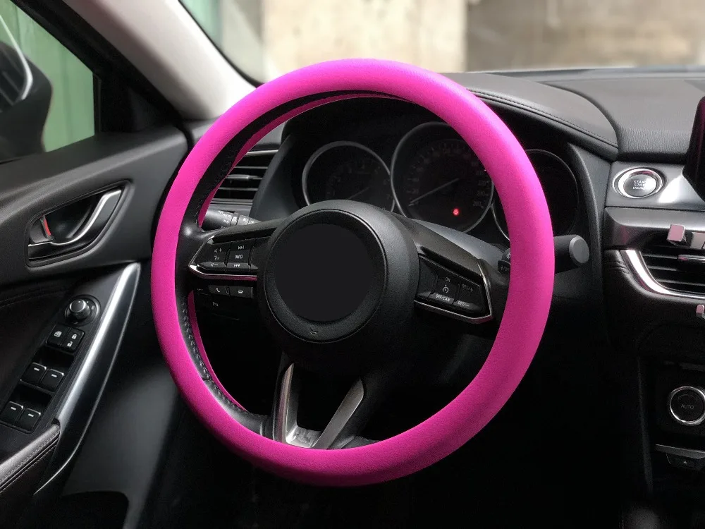 Автомобильный силиконовый чехол на руль для Renault Espace Twingo Clio ZOE Kwid SYMBIOZ ARKANA Duster EZ-PRO Lodgy Alpine A110