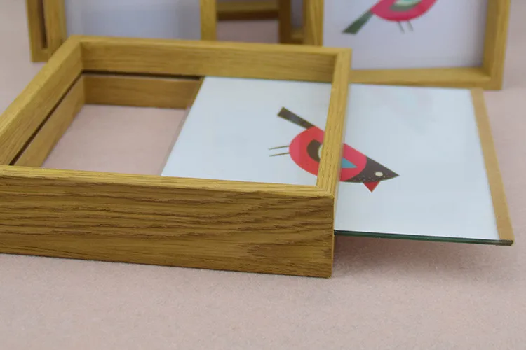 Современные деревенские деревянные стеклянные Фоторамки DIY Образец растения зажим многофункциональная фоторамка деревянное ремесло Домашний Декор стены и стола