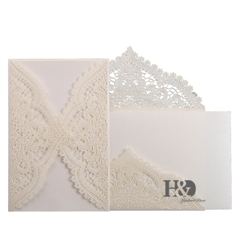 48PC/lot Crown Laser Wedding Invitation Party Table Name Place Cards Candy Boxes Birthday Card | Дом и сад