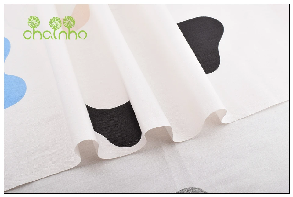 Chainho, корова и молоко, мультфильм печатных твиловая, хлопковая ткань, DIY квилтинга Вышивание для маленьких детей простыни, подушки, подушки, игрушки материал