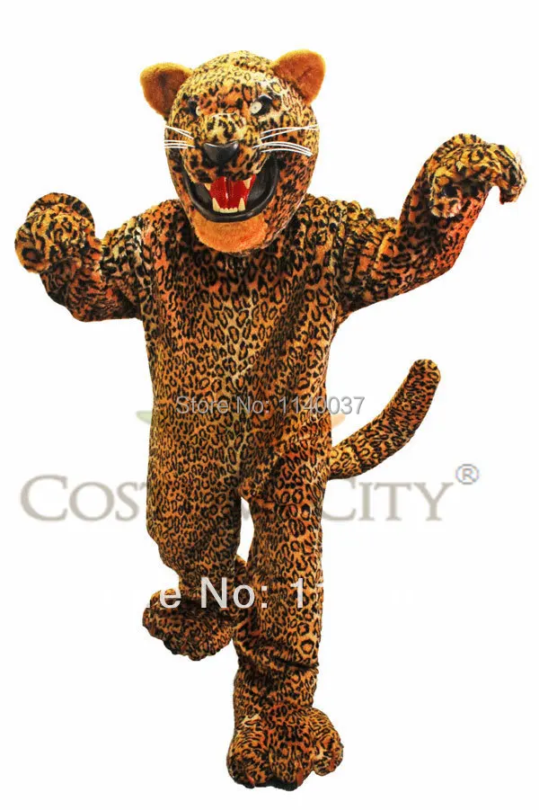 Талисман плюшевый ягуар талисман костюм леопарда Кугар на заказ маскарадный