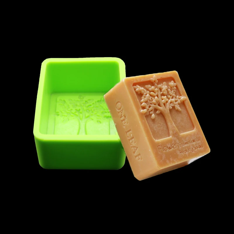 Прямоугольная силиконовая форма для мыла натуральное мыло в форме