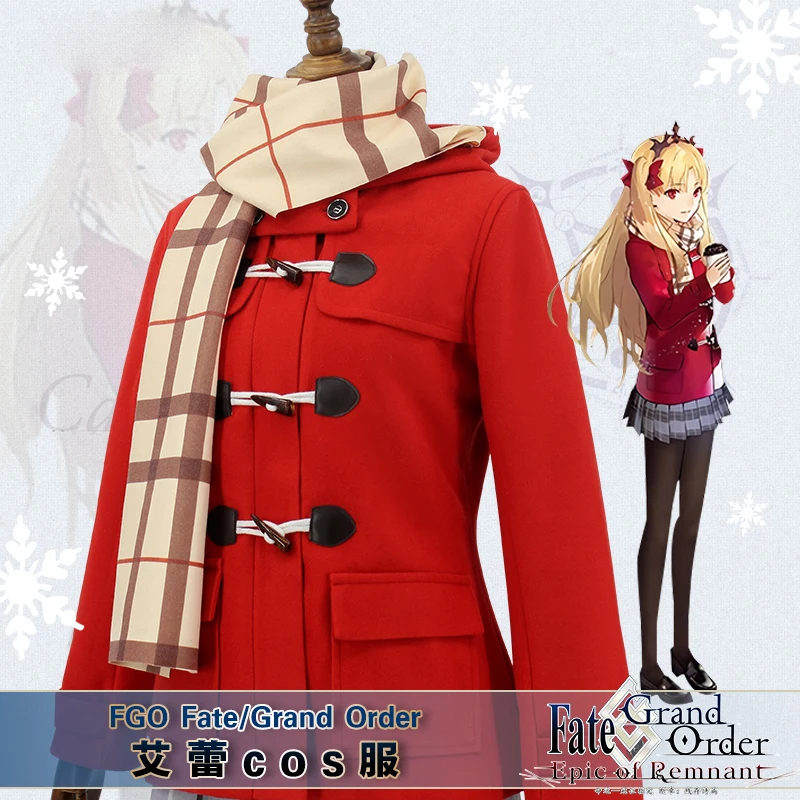 FGO Fate/Grand Order Ereshkigal косплей, костюм, Япония, аниме, унисекс, наряд на Хэллоуин, рождественские вечерние костюмы для мужчин и женщин, Униформа, полный комплект