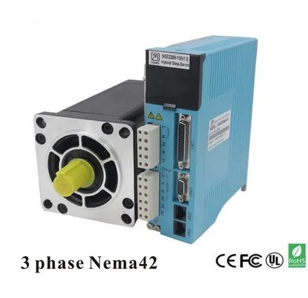 Шаговый набор NEMA42 20 нм 3 фазы драйвер Сервомотора для гравировального станка с