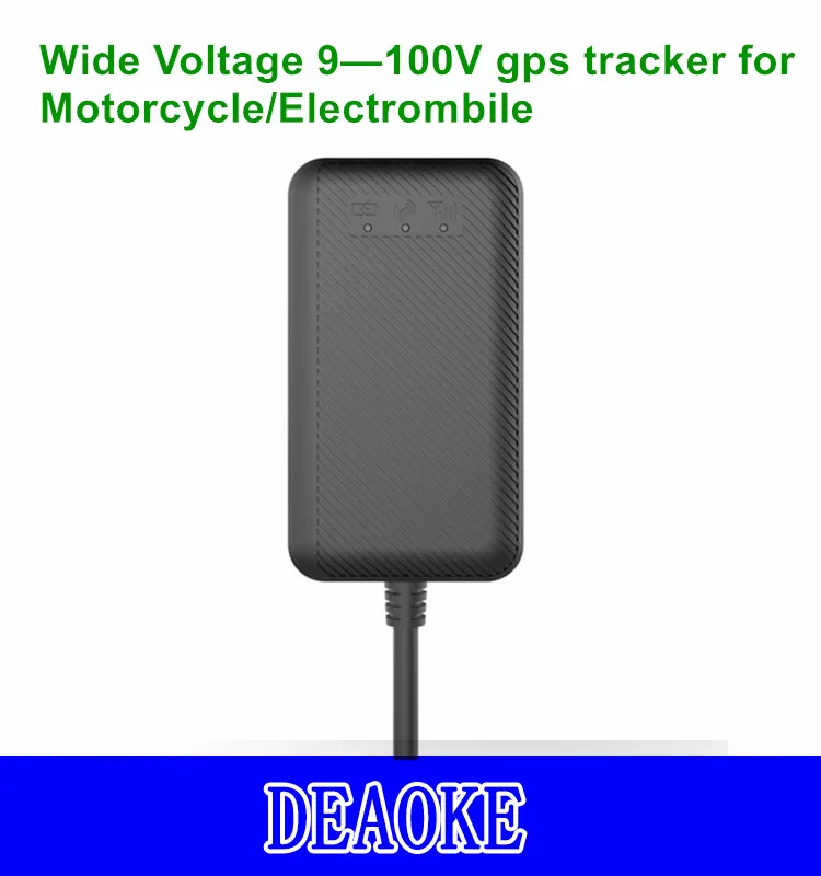 Автомобильный GPS/GPRS/GSM трекер для мотоцикла DEAOKE супер широкий диапазон напряжения