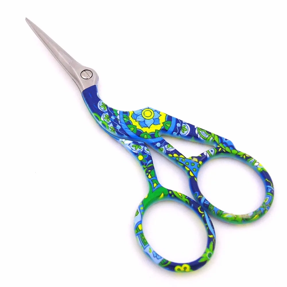 1 шт. швейные ножницы с цветочным узором|Швейные инструменты и аксессуары| |