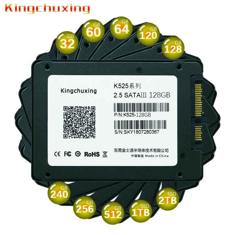 Твердотельный накопитель kingchuxing ssd 500 Гб 2 5 SATA3 120 ГБ 240 128 480 256 1 ТБ диск для ноутбука