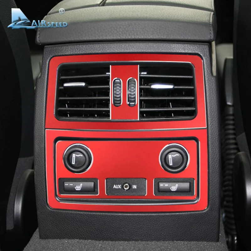 Airspeed для BMW E60 2005 2010 Автомобильный задний кондиционер вентиляционные отверстия