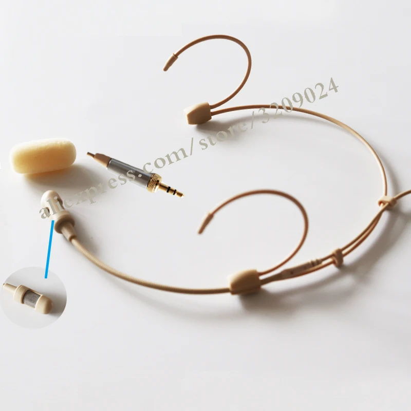 Гарнитура с гиперкардиоидным направлением микрофон для Sennheiser EW 100 300 500 G1 2 3