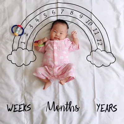 Фон для фотографирования новорожденных|Хлопчатобумажные одеяльца| |