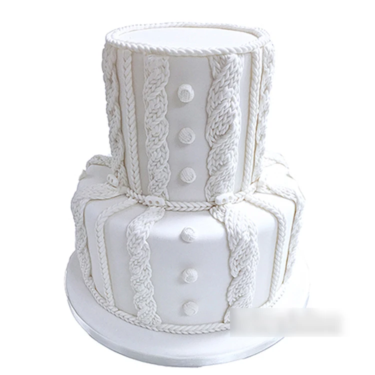 Силиконовая форма для рождественской помадки формы торта зимний свитер