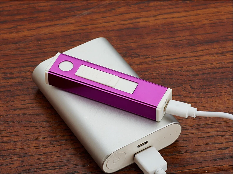 Новинка 2019 прямоугольная зажигалка с USB Электронная заряжаемая батарея