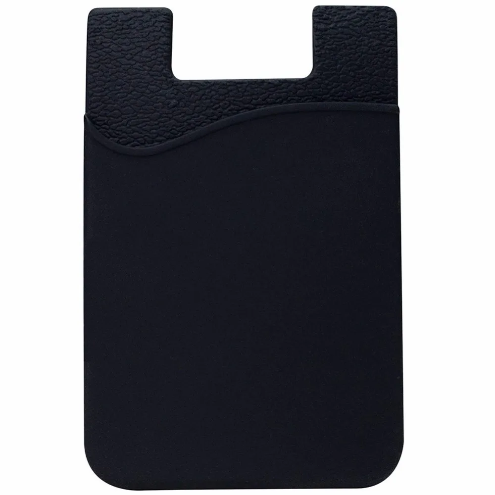 3Pcs/set Universal Rubber Silicone Wallet ID Card Holder Sleeve Stick Adhesive Case for Mobile Phone | Мобильные телефоны и