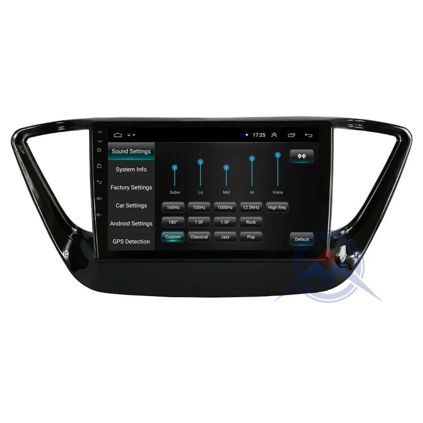 ZOHANAVI 2.5D ips Android 9,0 автомобильный DVD мультимедийный плеер gps для hyundai Verna Solaris аудио Радио Стерео навигация