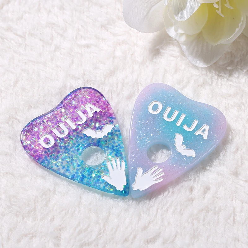 10 шт 39*47 мм ouija амулеты Смола амулеты ожерелье подвеска брелок амулеты для украшения серьги DIY