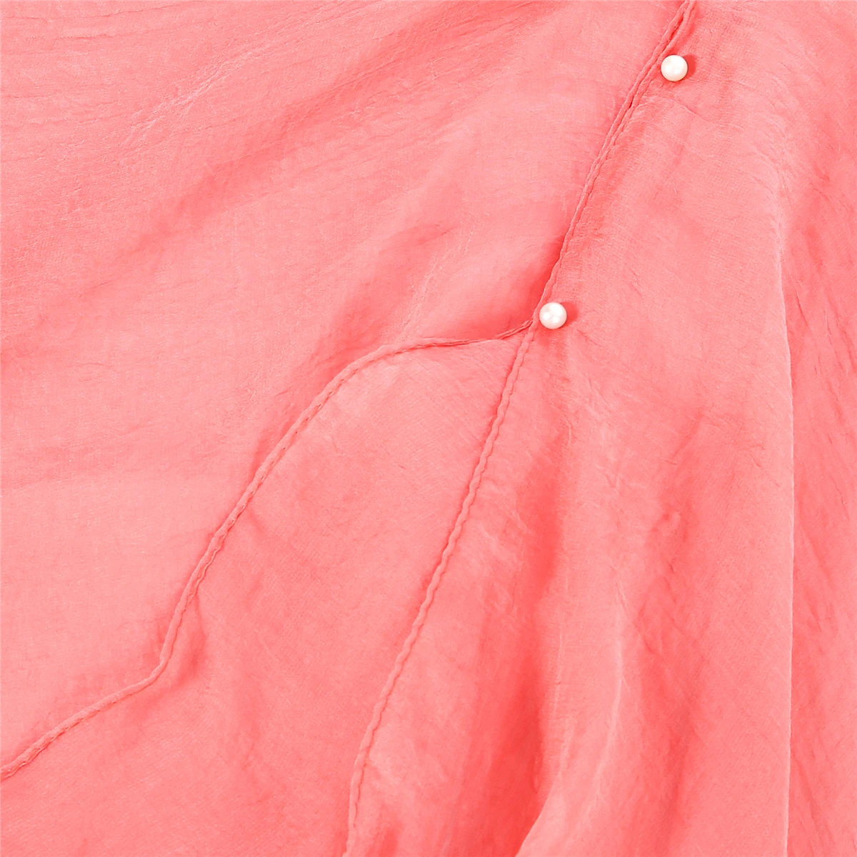 Женская пляжная блузка из шифона однотонная кружевная накидка на шарф одежда 2019|