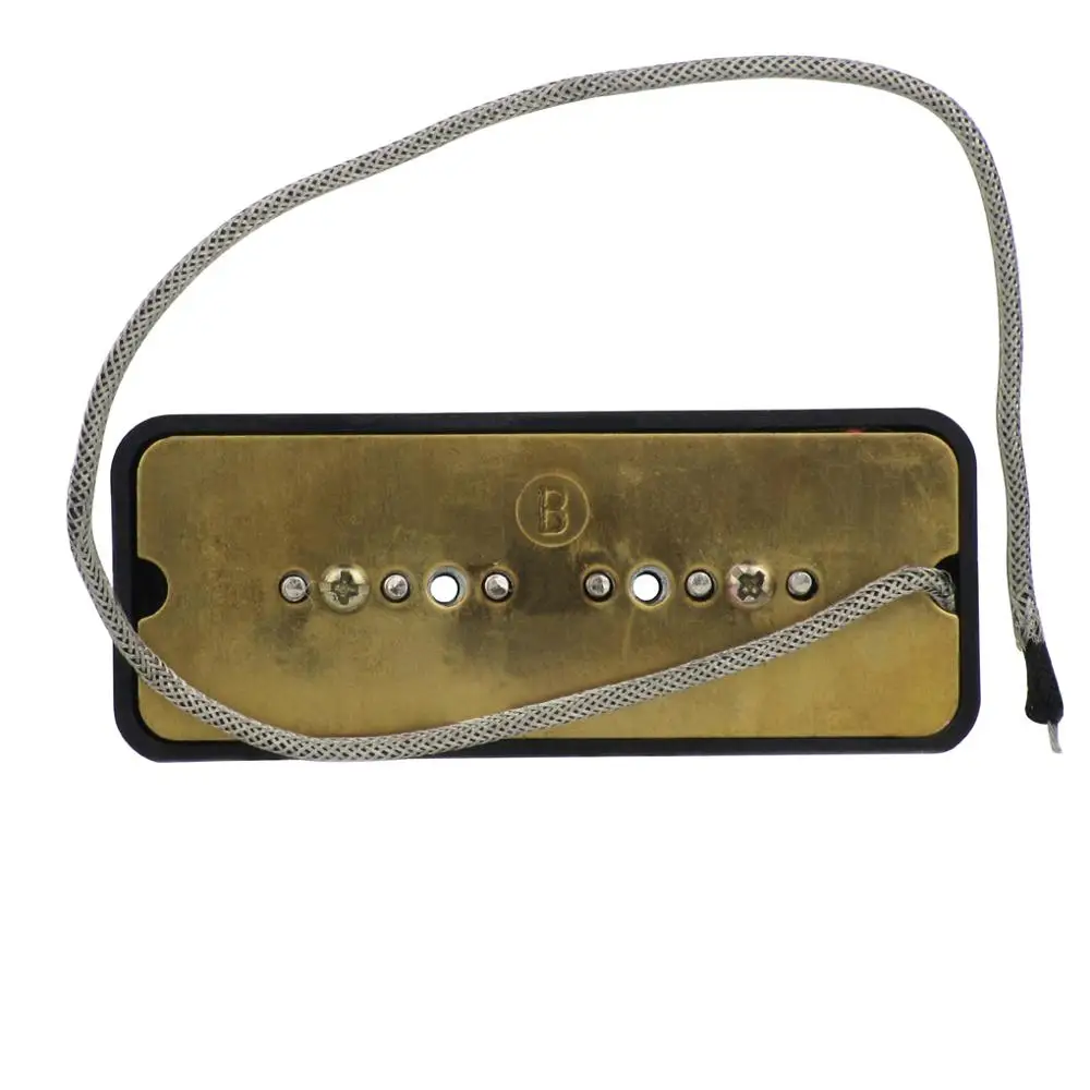 Электрогитара Flor Black Vintage Alnico V Soapbar P90 звукосниматель мостовой с металлической