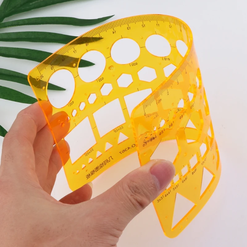 Фотографический трафарет треугольный геометрический шаблон измерительный