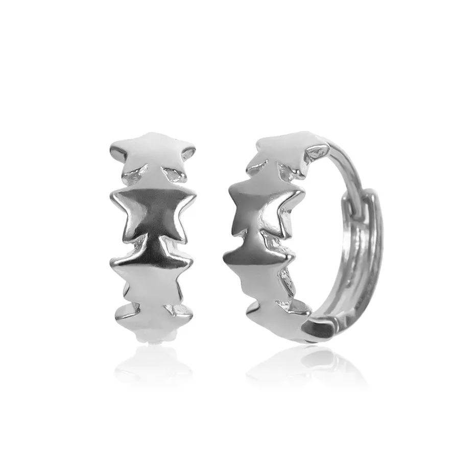 Silver 5 Ingemark, трендовые маленькие полые серьги-кольца, женские серьги с надписью Love, серьги Huggie, минималистичные,, серьги - Окраска металла: Silver 5