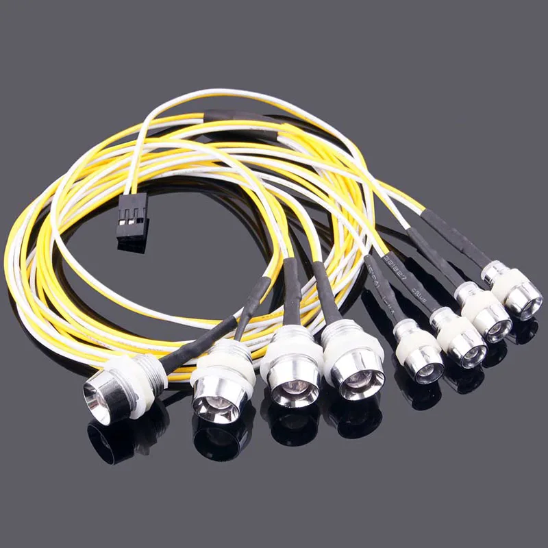 1 Набор 8LED лампа для крыши автомобиля супер яркая светодиодная лента