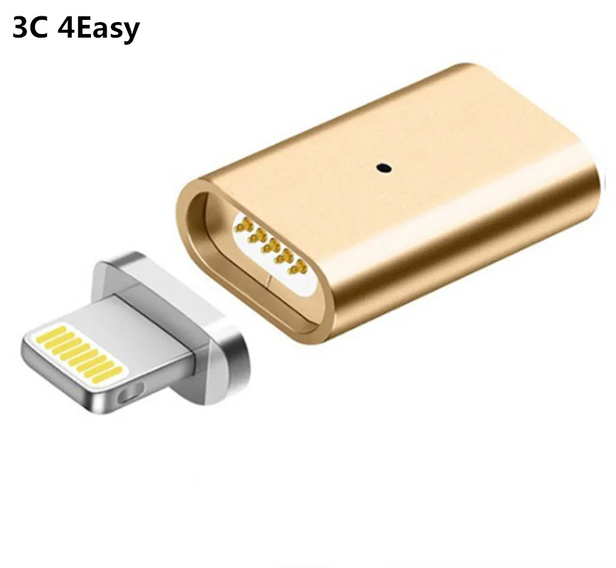 2-й Модернизированный Магнитный зарядный кабель-адаптер для iPhone 5 5S 6 S 7 8 X Plus