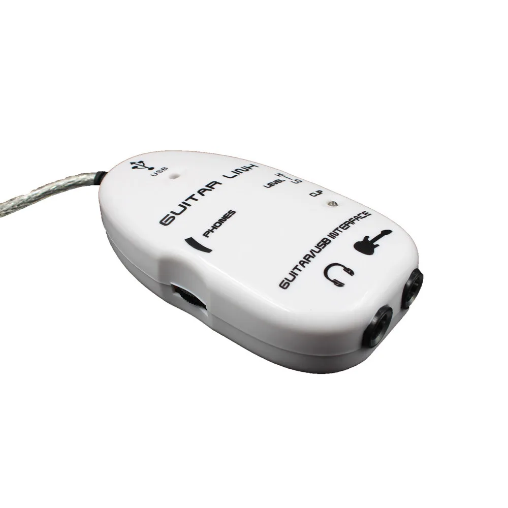 Черный и белый hdmi кабель адаптер электрическая гитара к USB интерфейсу