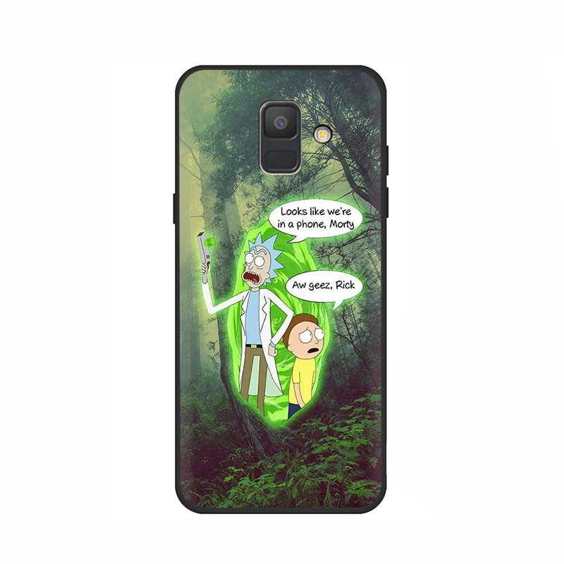 B3 Рик и Морти мягкий чехол для мобильного телефона чехол для samsung Galaxy A6 7 8 9 A10 30 40 50 70 J6 - Цвет: B3