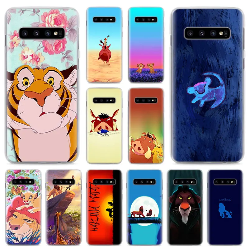 Король Лев Hakuna Matata чехол для телефона s для samsung Galaxy S10e S10 S8 S9 Plus M10 M20 M30 A50 S6 S7 Edge жесткий чехол