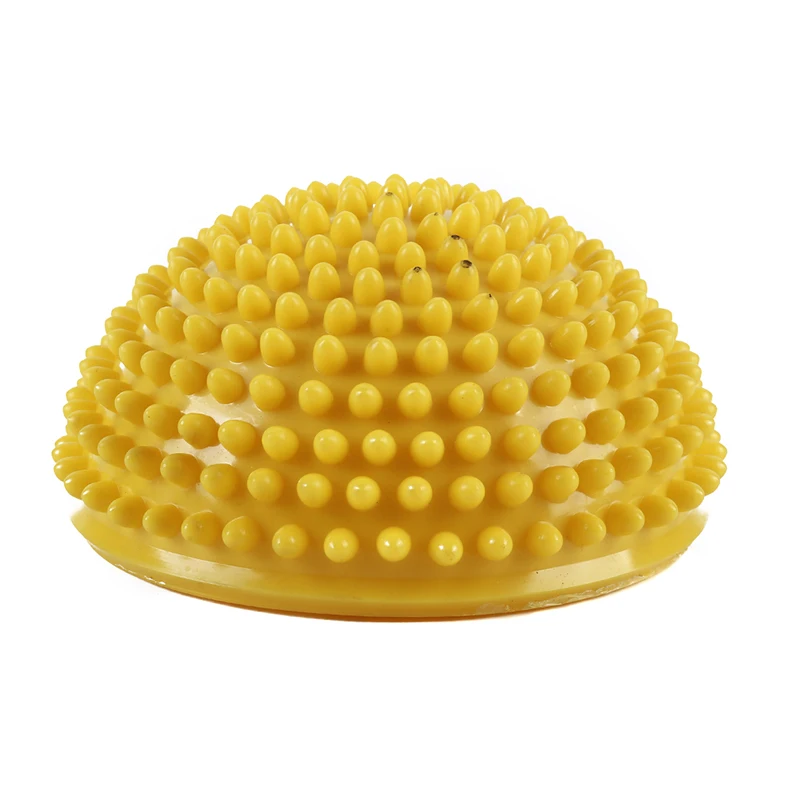 yellow Интегрированная тренировка баланса игрушки для детей массаж мяч шаговые камни дуриан колючий массаж Балансирующий мяч - Цвет: yellow