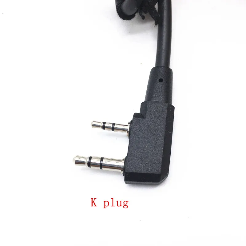 K вилка 2 контакта для KENWOOD Baofeng 888s UV5R UV82 Wouxun TYT LINTON и т. Д. Радио|k plug|linton radiotyt radio |