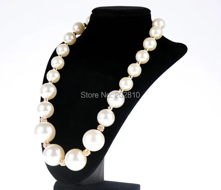 Высококлассный женский новый набор ожерелье с жемчугом и шариком для рук