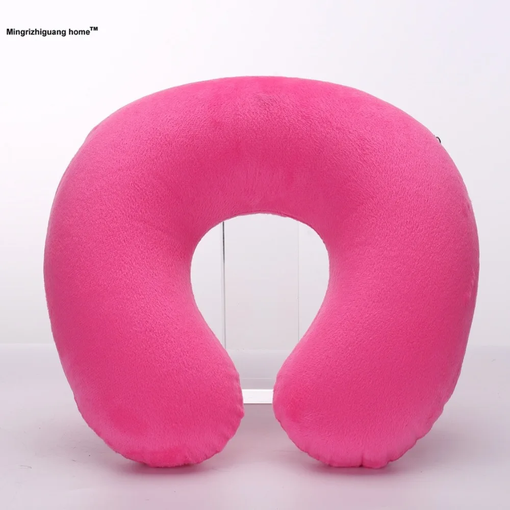 Надувная портативная Подушка u-образной формы для путешествий 1 шт. подушка шеи
