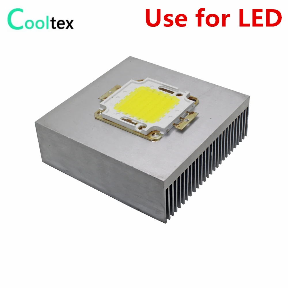 Extruded Aluminum heatsink 80x80x26.9mm for Chip VGA  RAM LED  IC Electronic integrated circuit radiator COOLER cooling (art.: 7653e009) - 7653e009