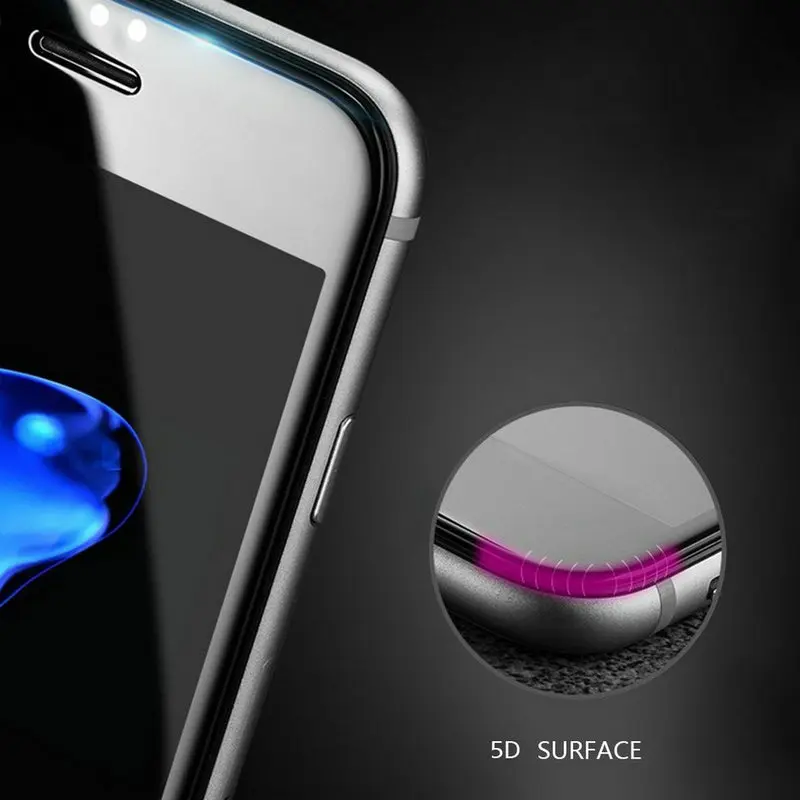 Icoque 9 H стекло es для iphone x X экран протектор полное покрытие 5D изогнутые Дисплей