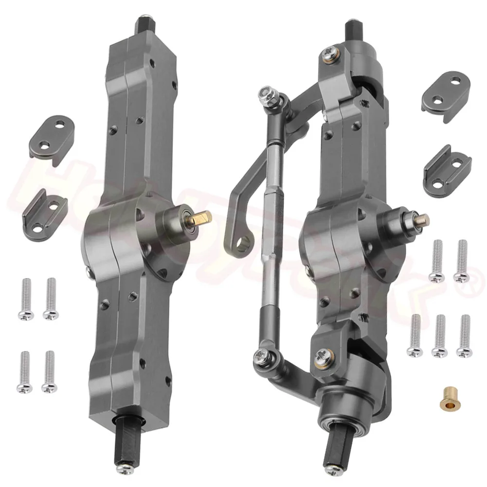 Алюминиевая металлическая коробка передач переднего/заднего моста для WPL C14 C24 B14