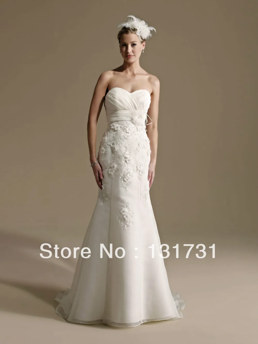 Hot sale lace up sweetheart flowers organza floor-length party/prom/celebrity dresses | Свадьбы и торжества