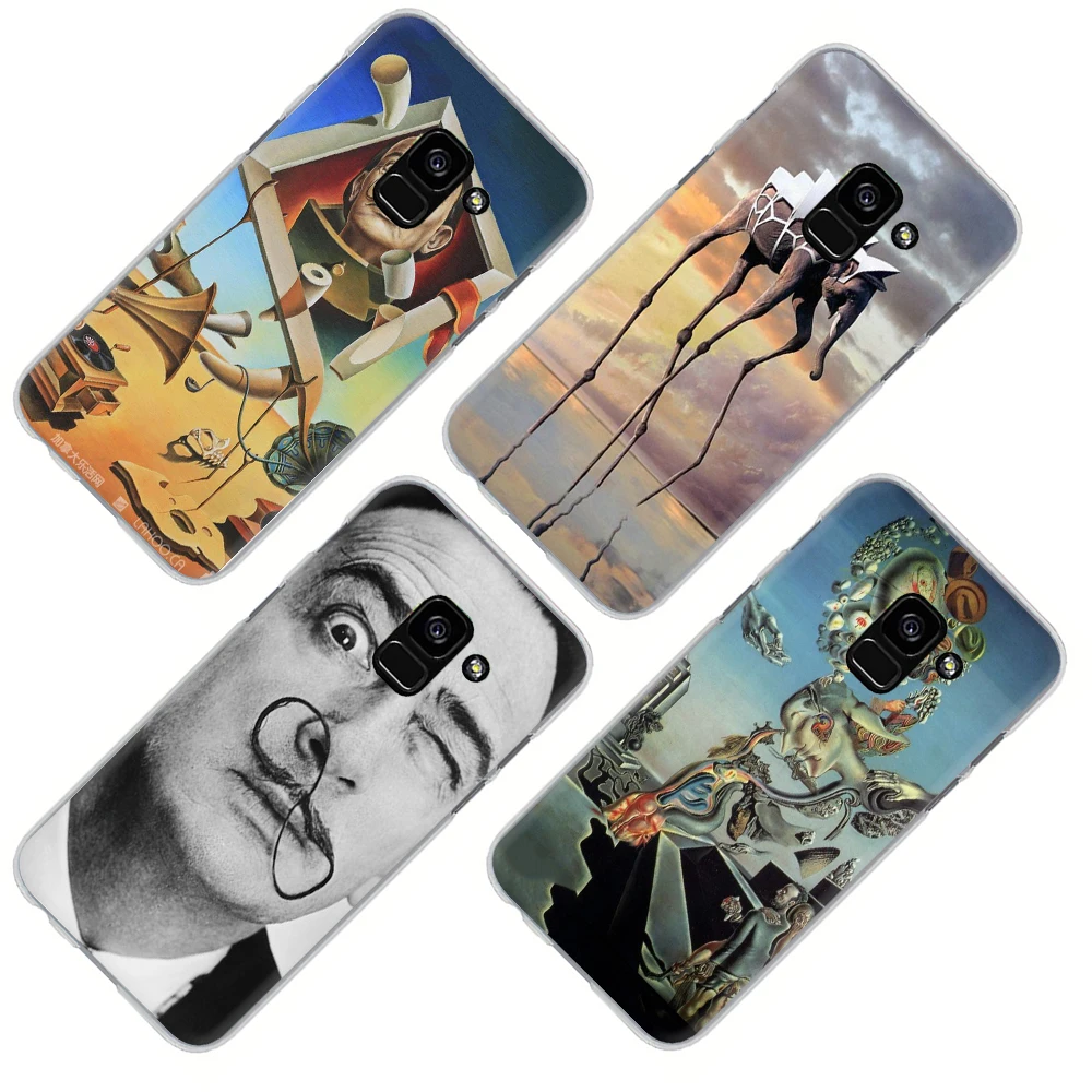 Чехол для телефона Salvador Dali Art Жесткий Samsung Galaxy A3 A5 2016 2017 A7 A8 A9 2018 A 10 30 40 50
