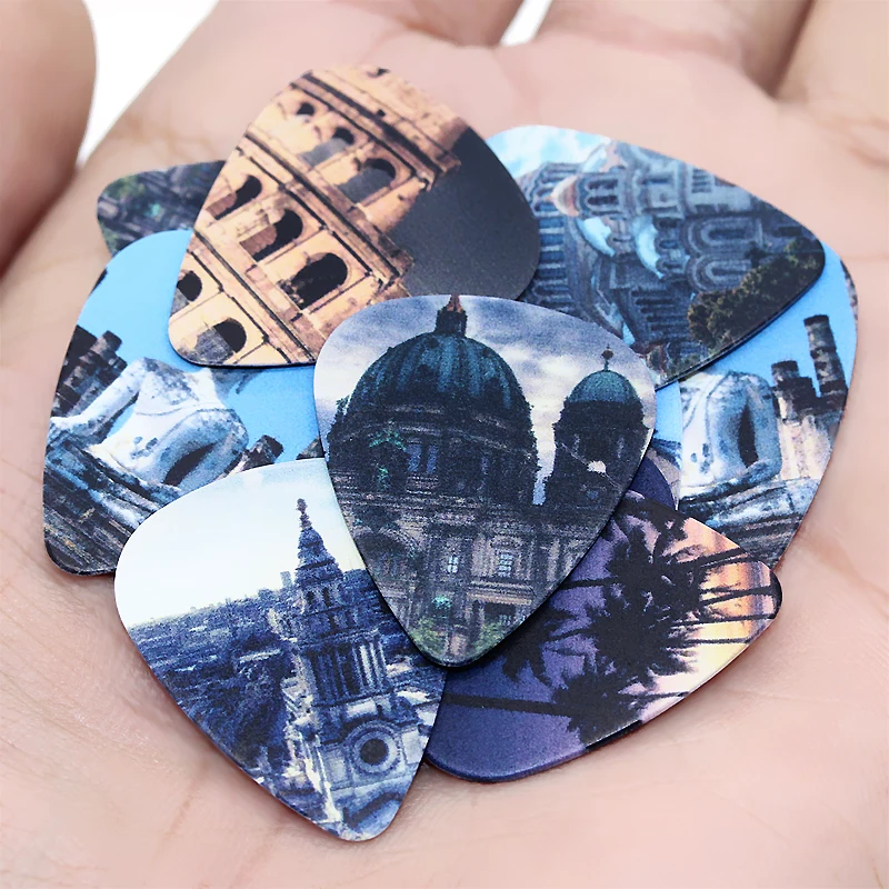 10 шт. двусторонние серьги для гитары 0 71 мм|guitar picks|pick guitardiy guitar |