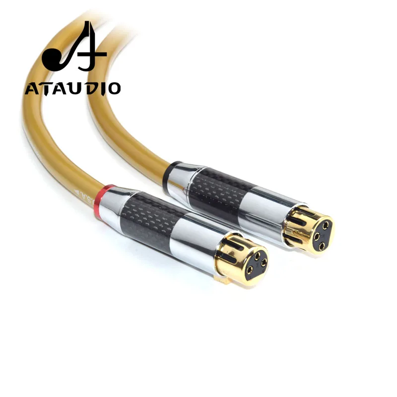 ATAUDIO Cardas 5C медный Hi Fi XLR кабель чистый OCC HIFI двойной папа мама соединительный