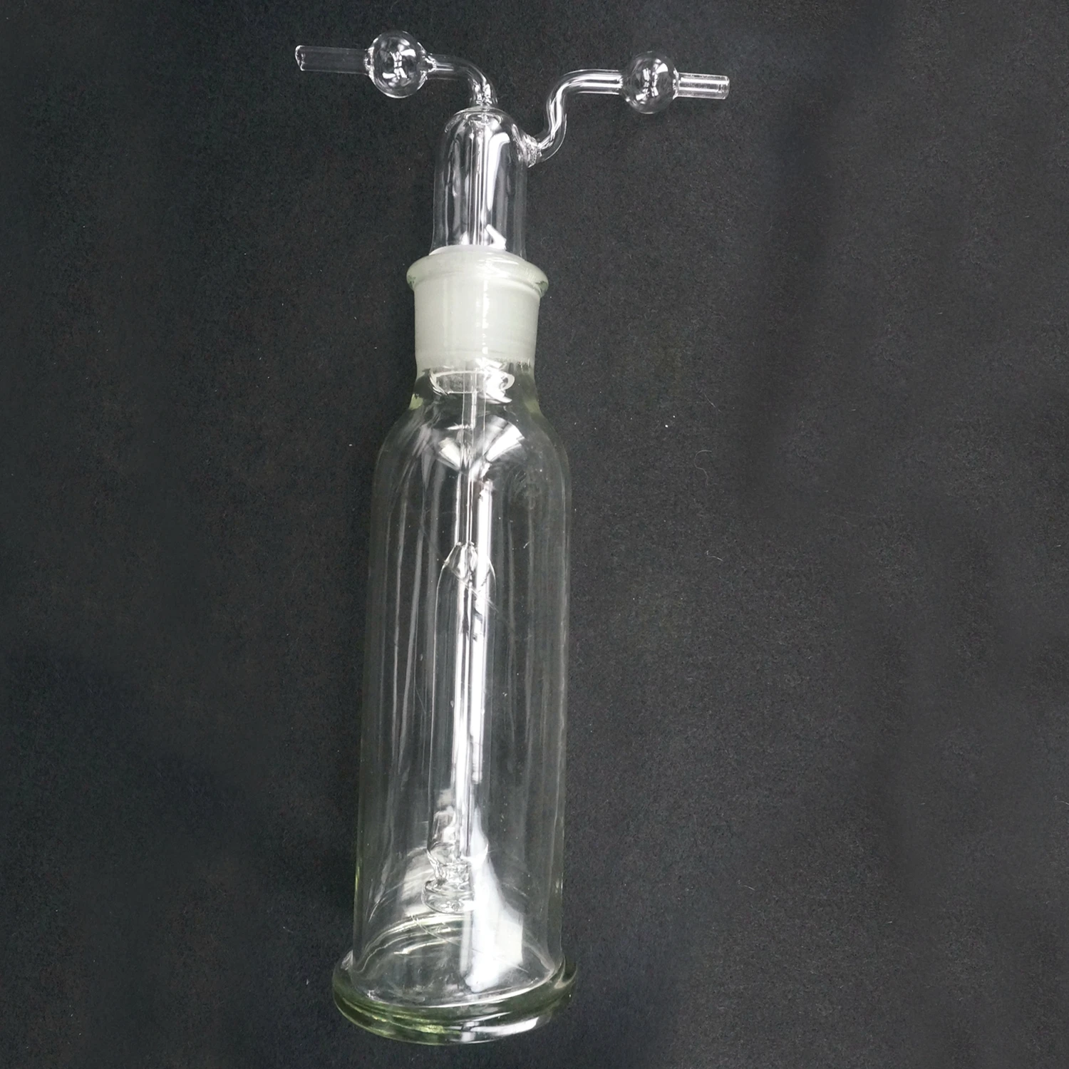 

Lab 500ml Glass Gas Washing Bottle Multihole Glassware Chemical Instruments