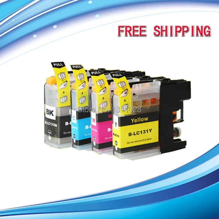 Чернильный Путь 5 шт. LC131 совместимый чернильный картридж с чипом для MFC J470DW J475DW